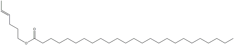 Pentacosanoic acid 4-hexenyl ester 结构式