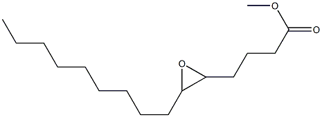 5,6-Epoxypentadecanoic acid methyl ester 结构式