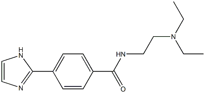 N-(2-Diethylaminoethyl)-4-(1H-imidazol-2-yl)benzamide 结构式