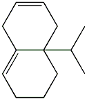 1,4,4a,5,6,7-Hexahydro-4a-isopropylnaphthalene 结构式