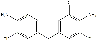 4-[(4-Amino-3-chlorophenyl)methyl]-2,6-dichloroaniline 结构式