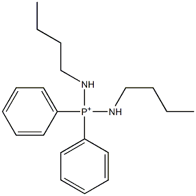 Diphenylbis(butylamino)phosphonium 结构式