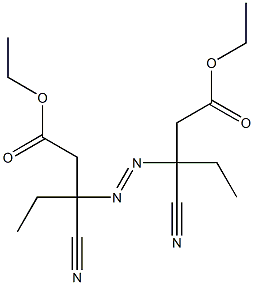 3,3'-Azobis(3-cyanovaleric acid)diethyl ester 结构式