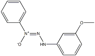 3-(3-Methoxyphenyl)-1-phenyltriazene 1-oxide 结构式