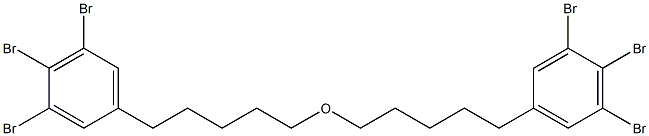 3,4,5-Tribromophenylpentyl ether 结构式