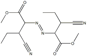 2,2'-Azobis(3-cyanovaleric acid)dimethyl ester 结构式