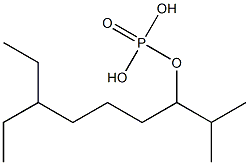 Phosphoric acid (1-ethylpropyl)isopropylbutyl ester 结构式