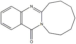 2,3-Heptano-3,4-dihydroquinazoline-4-one 结构式