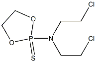 2-[Bis(2-chloroethyl)amino]-1,3,2-dioxaphospholane 2-sulfide 结构式