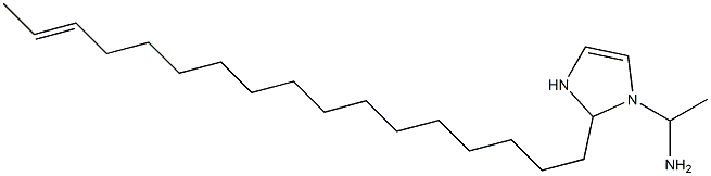 1-(1-Aminoethyl)-2-(15-heptadecenyl)-4-imidazoline 结构式