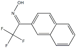 2,2,2-Trifluoro-1-(2-naphtyl)ethanone oxime 结构式