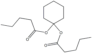 Divaleric acid 1,1-cyclohexanediyl ester 结构式