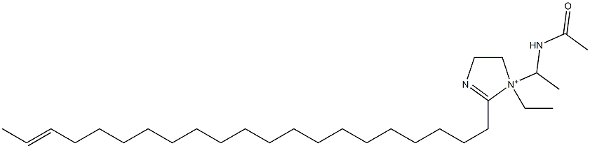 1-[1-(Acetylamino)ethyl]-1-ethyl-2-(19-henicosenyl)-2-imidazoline-1-ium 结构式