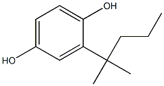 2-(1,1-Dimethylbutyl)hydroquinone 结构式