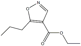 5-Propylisoxazole-4-carboxylic acid ethyl ester 结构式