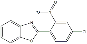 2-(4-Chloro-2-nitrophenyl)benzoxazole 结构式