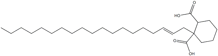 Cyclohexane-1,2-dicarboxylic acid hydrogen 1-(2-nonadecenyl) ester 结构式
