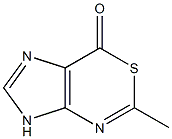 5-Methylimidazo[4,5-d][1,3]thiazin-7(3H)-one 结构式