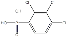 2,3,4-Trichlorophenylphosphonic acid 结构式