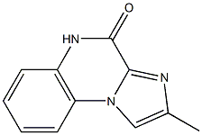 2-Methylimidazo[1,2-a]quinoxalin-4(5H)-one 结构式