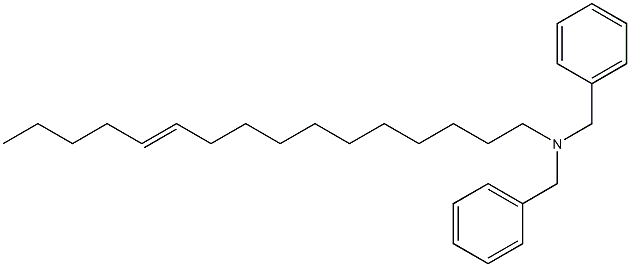 (11-Hexadecenyl)dibenzylamine 结构式