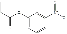 Propionic acid m-nitrophenyl ester 结构式