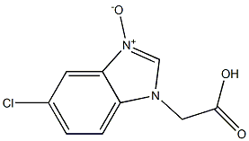 2-[(5-Chloro-1H-benzimidazole 3-oxide)-1-yl]acetic acid 结构式