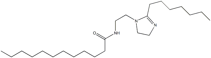 1-(2-Lauroylaminoethyl)-2-heptyl-2-imidazoline 结构式