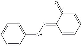 6-(2-Phenylhydrazono)-2,4-cyclohexadiene-1-one 结构式