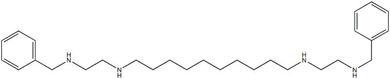 N,N'-Bis(2-benzylaminoethyl)-1,10-decanediamine 结构式