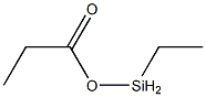 Propionic acid ethylsilyl ester 结构式