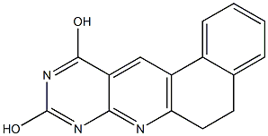 5,6-Dihydro-7,8,10-triazabenz[a]anthracene-9,11-diol 结构式