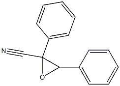 2,3-Diphenyloxirane-2-carbonitrile 结构式