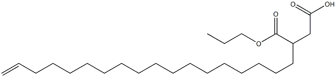 3-(17-Octadecenyl)succinic acid 1-hydrogen 4-propyl ester 结构式