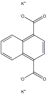 1,4-Naphthalenedicarboxylic acid dipotassium salt 结构式