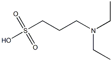 3-(Diethylamino)propane-1-sulfonic acid 结构式