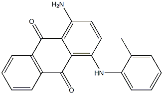 1-Amino-4-(o-toluidino)anthraquinone 结构式