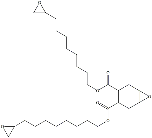 7-Oxabicyclo[4.1.0]heptane-3,4-dicarboxylic acid bis(9,10-epoxydecan-1-yl) ester 结构式