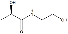(R)-2-Hydroxy-N-(2-hydroxyethyl)propanamide 结构式
