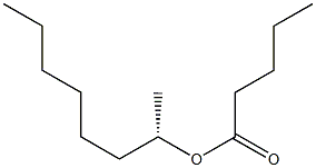 (+)-Valeric acid (S)-1-methylheptyl ester 结构式