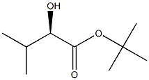 [R,(+)]-2-Hydroxy-3-methylbutyric acid tert-butyl ester 结构式