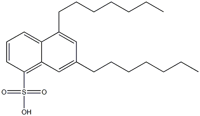 5,7-Diheptyl-1-naphthalenesulfonic acid 结构式