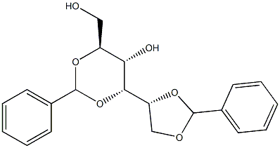 1-O,2-O:3-O,5-O-Dibenzylidene-L-glucitol 结构式