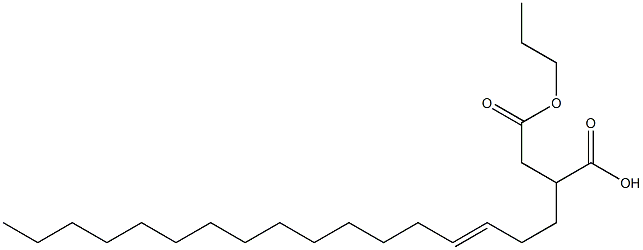 2-(3-Heptadecenyl)succinic acid 1-hydrogen 4-propyl ester 结构式
