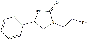 3-(2-Mercaptoethyl)-5-phenylimidazolidin-2-one 结构式