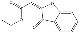 2-Ethoxycarbonyl-methylene-3(2H)-benzofuranone 结构式
