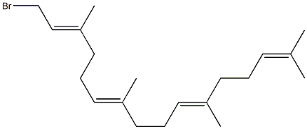 1-Bromo-3,7,11,15-tetramethyl-2,6,10,14-hexadecatetrene 结构式