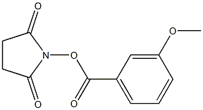 3-Methoxybenzoic acid succinimidyl ester 结构式