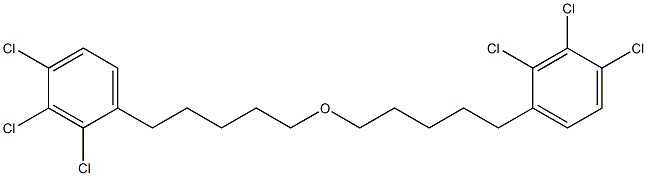 2,3,4-Trichlorophenylpentyl ether 结构式