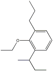 1-Ethoxy-2-propyl-6-sec-butyl-benzene 结构式